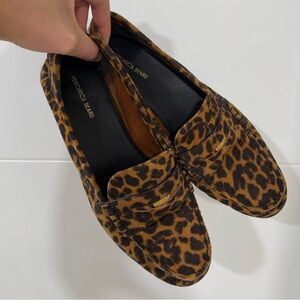 Veronica Beard Animal Print Loafers